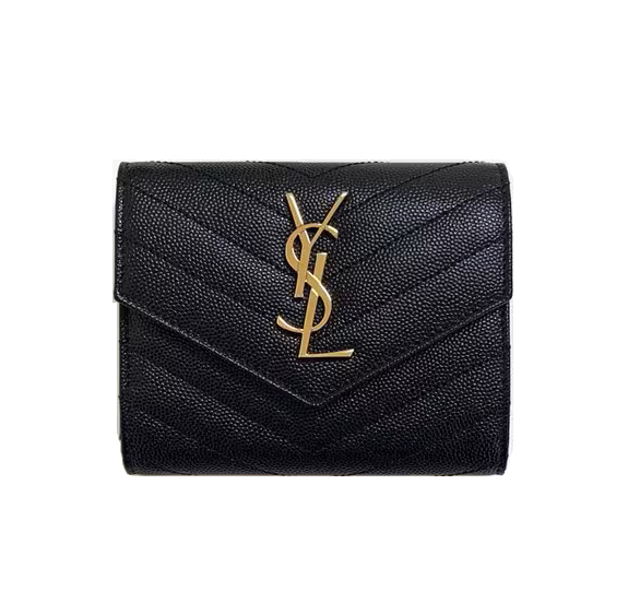  SAINT LAURENT 입생로랑 컴팩트 트리폴드 반지갑 403943