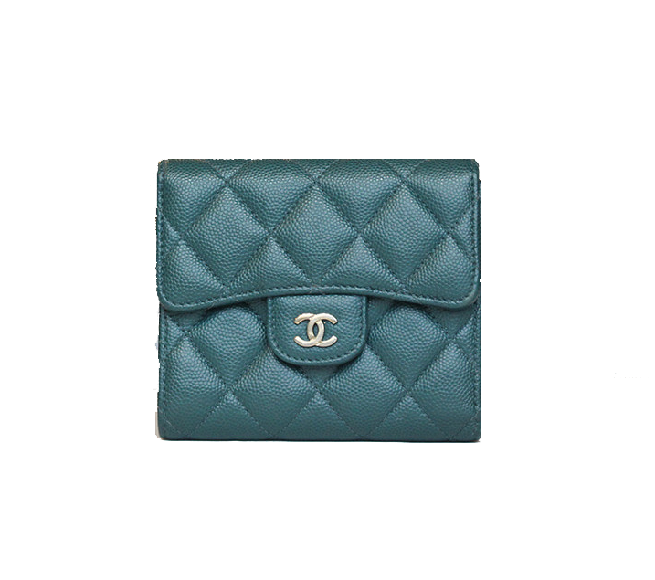  CHANEL 샤넬 캐비어 반지갑 11CM AS401052