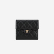 1위 CHANEL 샤넬 클래식 캐비어 반지갑 11CM AS87005