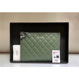 CHANEL 샤넬 램스킨 클러치 27CM AS1011