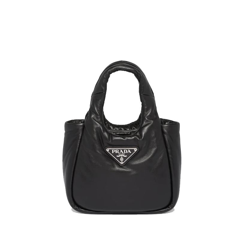 PRADA 프라다 나파 패딩 소프트 레더 핸드백 스몰 1BA359