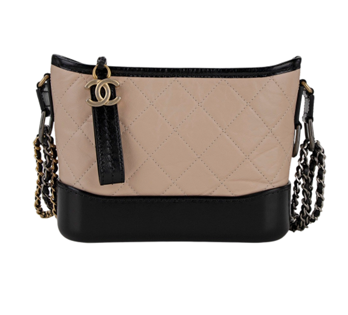 CHANEL 샤넬 여성 가브리엘 카프스킨 호보백