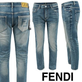 FENDI 펜디 포켓 프린트 슬림 일자진