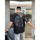 CHROME HEARTS 크롬하츠 레더나염 반팔 오버핏 2COLOR
