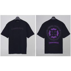 CHROME HEARTS 크롬하츠 레더나염 반팔 오버핏 2COLOR