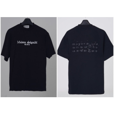 MAISON MARGIELA 메종마르지엘라 빈티지 자수 반팔 오버핏 2COLOR