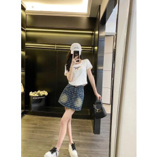 MIUMIU 미우미우 청 치마 반팔셋트