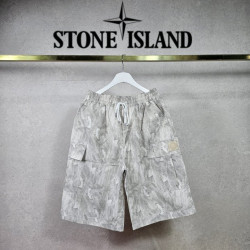 STONE ISLAND 스톤아랜드 물 워싱 버뮤다 카고 밴딩 팬츠 2COLOR