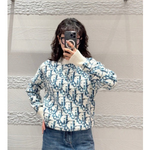 DIOR 디올 오블리크 패턴 니트