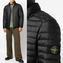 STONE ISLAND 스톤아일랜드 와펜포인트 경량 패딩