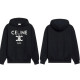 CELINE 셀린느 트리오페 기모 후드티
