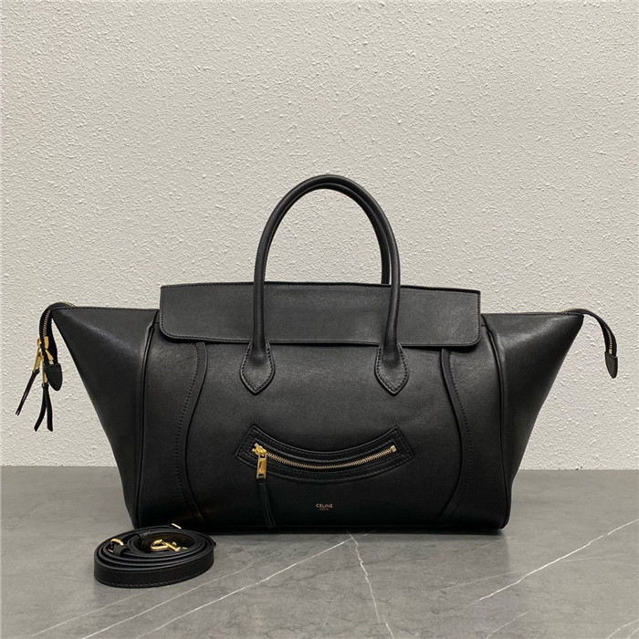 CELINE 셀린느 뉴 러기지 스마일링 미디엄 토트백 123693 2COLOR