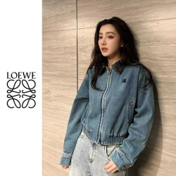 LOEWE 로에베 아나그램 데님 자켓