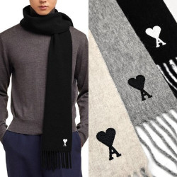 AMI 아미 스몰하트 머플러