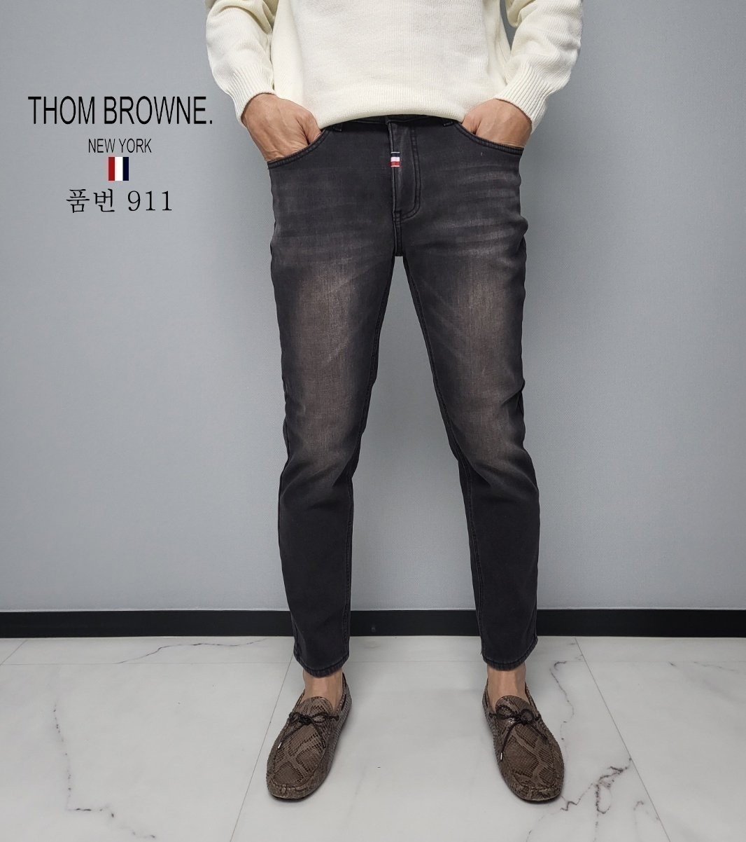 THOM BROWNE 톰브라운 융기모 청바지