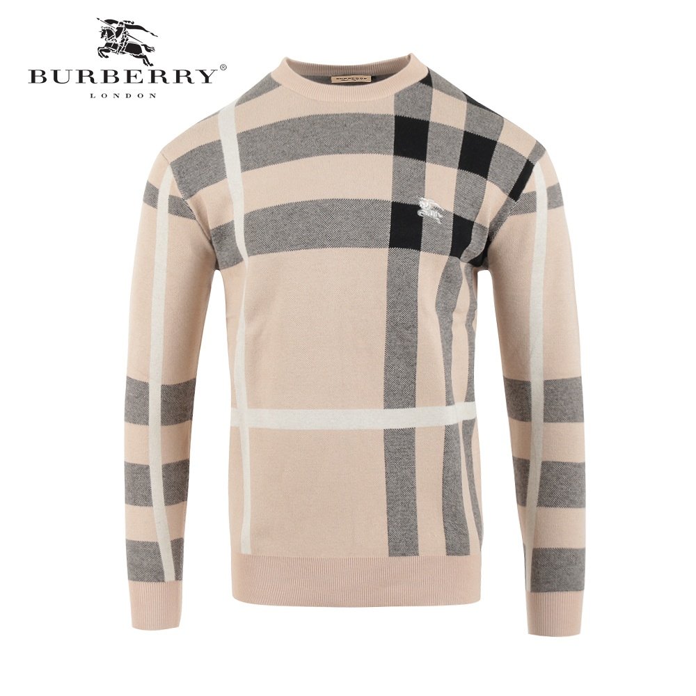BURBERRY 버버리 패턴 체크 램스울 니트