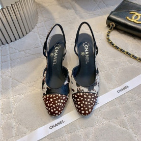 CHANEL 샤넬 여성용 샌들 (굽높이5.5CM) C97756