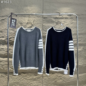 THOM BROWNE 톰브라운 4바 스트라이프 크루넥 니트 스웨터