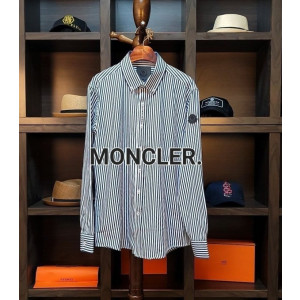 MONCLER 몽클레어 블랙라벨 리안 스트라이프 셔츠