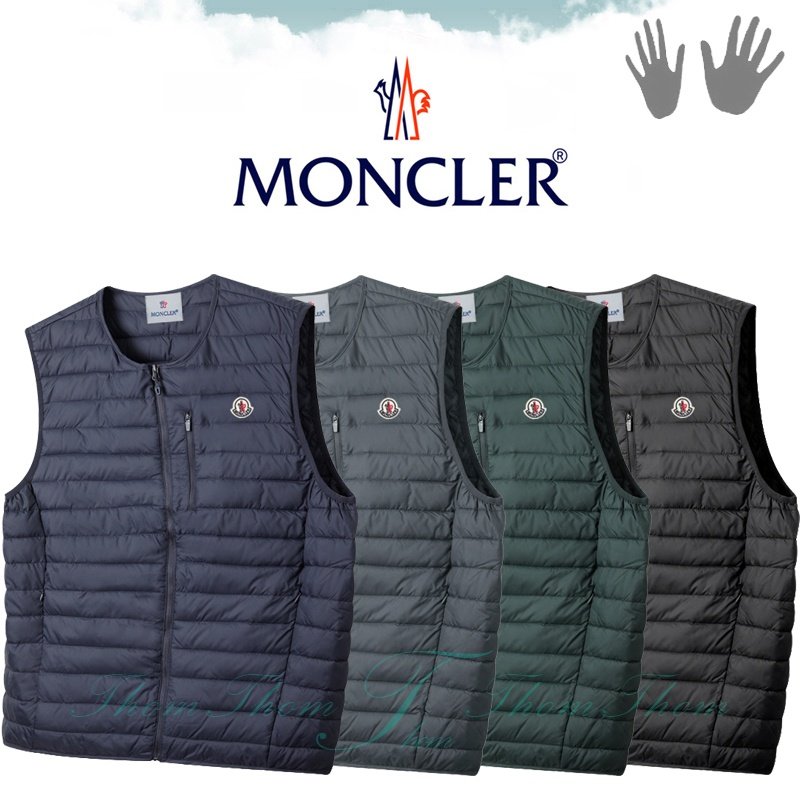 MONCLER 몽클레어 지퍼 라이트 패딩 베스트