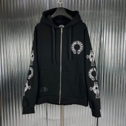 CHROME HEARTS 크롬하츠 더블 크로스 후드집업