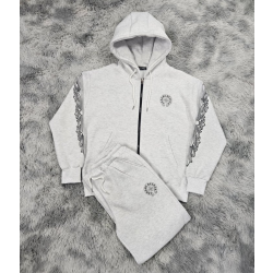 CHROME HEARTS 크롬하츠 타투 기모 후드집업&팬츠 세트 2COLOR