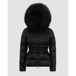 MONCLER 몽클레어 1185 보에드 구스다운(블랙 폭스퍼) 숏패딩