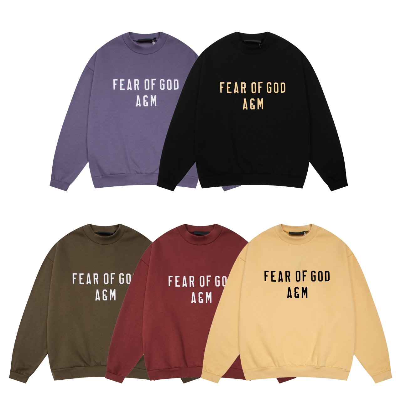 FEAR OF GOD 피어오브갓 에센셜 1842 A&M 플리스 스웨트 셔츠