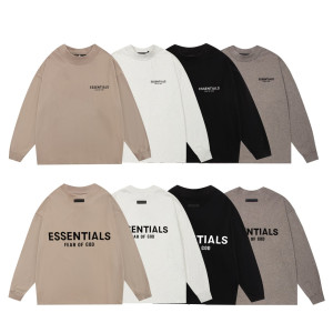 FEAR OF GOD 피어오브갓 에센셜 1933 로고 저지 코튼 롱 슬리브