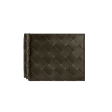 ●보테가베네타 인트레치아토 다크그린 머니클립●