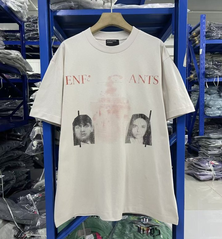 ENFANTS RICHES DÉPRIMÉS 앙팡리쉬데프리메 3685 포토 그래픽 반팔