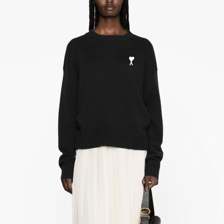 AMI 아미 스몰하트 라운드 니트 2COLOR