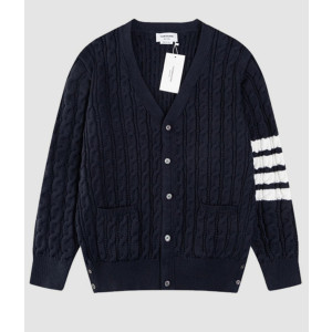 THOM BROWNE 톰브라운 사선완장 아란케이블 가디건