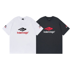 BALENCIAGA 발렌시아가 2382 3B 스포츠 아이콘 자수 로고 반팔