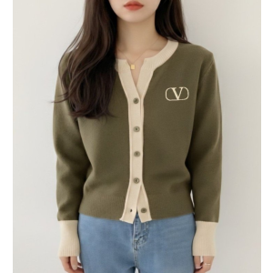 VALENTINO 발렌티노 배색 포인트 니트 가디건 (V3387)