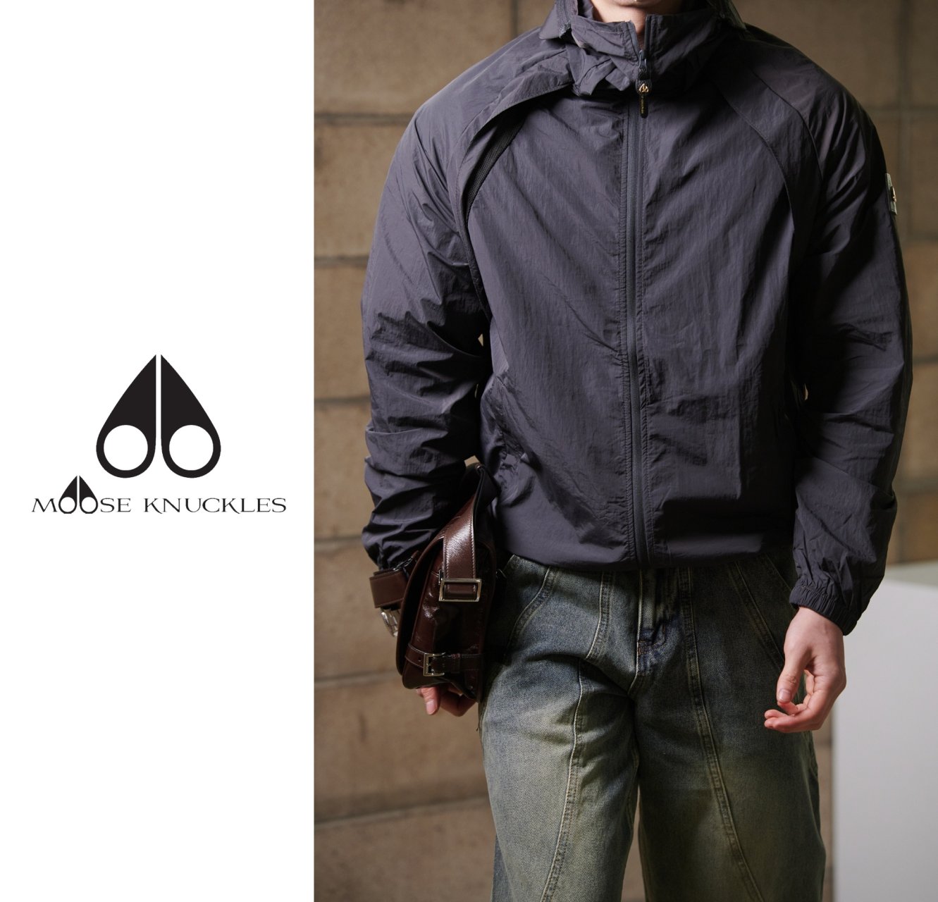 MOOSE KNUCKLES 무스너클 샤크 바람막이 3COLOR