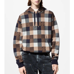 LOUIS VUITTON 루이비통 다미에 캐시미어 울 후드