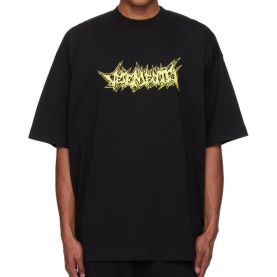 VETEMENTS 베트멍 옐로우 투어 반팔