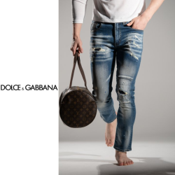 DOLCE & GABBANA 돌체앤가바나 플레시 데님팬츠