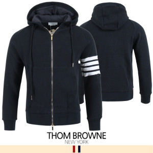 THOM BROWNE 톰브라운 4바 니트 후드집업 3COLOR