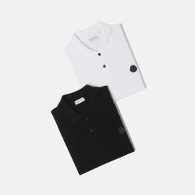 MONCLER 몽클레어 러버 패치 카라 반팔