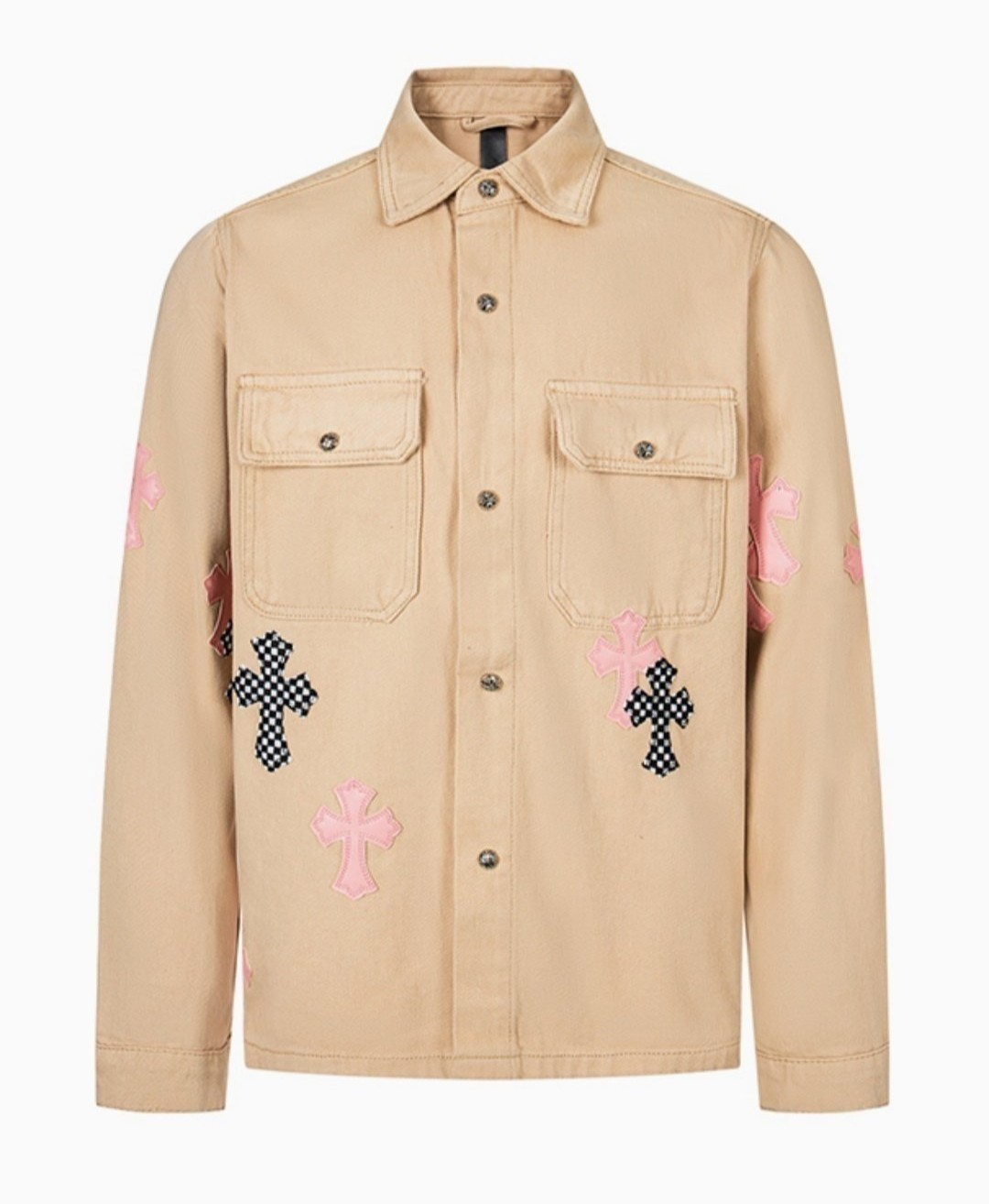 CHROME HEARTS 크롬하츠 크로스 패치 셔츠자켓