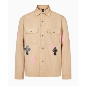 CHROME HEARTS 크롬하츠 크로스 패치 셔츠자켓