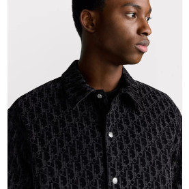 DIOR 디올 Z007 오블리크 패턴 코튼 블렌드 트윌 오버셔츠