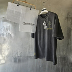 CHROME HEARTS 크롬하츠 피그먼트 워싱 십자가 티셔츠