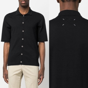 MAISON MARGIELA 메종마르지엘라 카라 반팔가디건