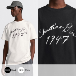 DIOR 디올 핸드라이팅 티셔츠