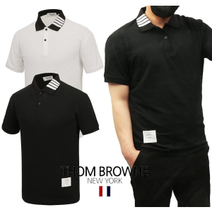 THOM BROWNE 톰브라운 카라넥 4바 PK 티셔츠