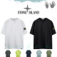 STONE ISLAND 스톤아일랜드 슬라브 오버핏 헨리넥 반팔