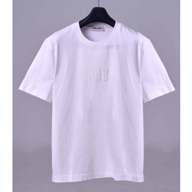 MIUMIU 미우미우 로고패치 반팔 2COLOR